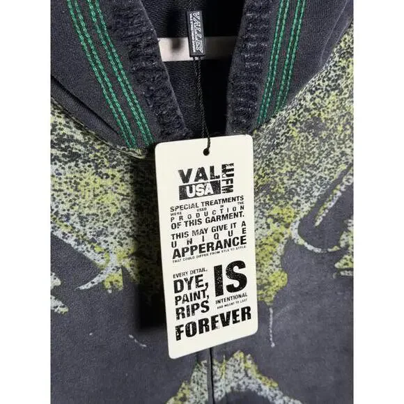 VALE Lives Forever “Gravedigger” Zip Up Hoodie [COPY]
